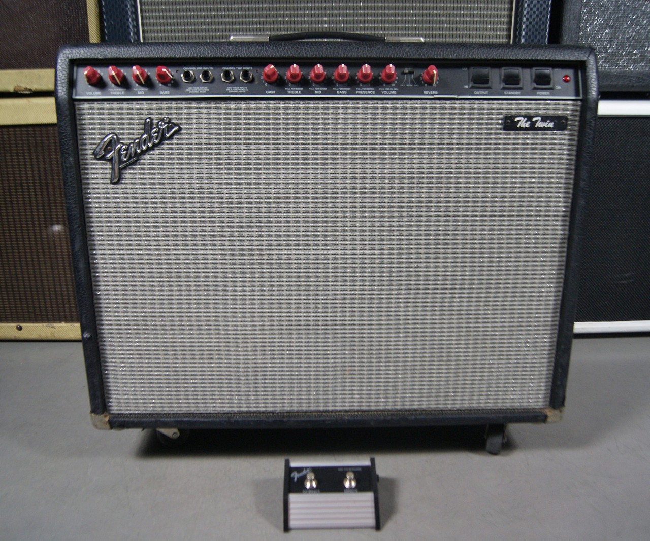 1987 Fender "The Twin" Red Knob (Evil Twin) Made in USA