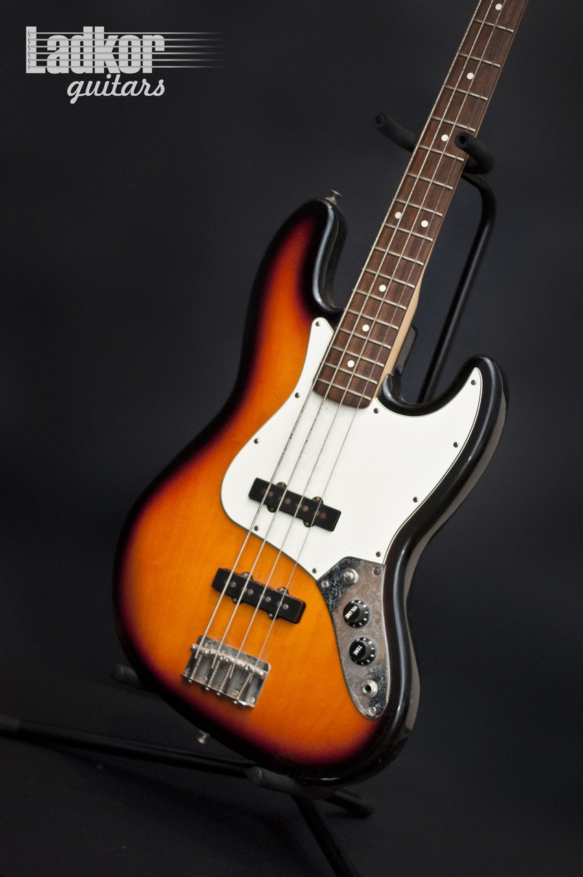 1997 Fender Jazz Bass MIM Mexico Tobacco Sunburst