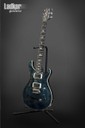 2016 PRS Custom 24 10 Top Matched Flame Maple Neck Whale Blue Slate Custom Color NEW
