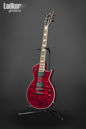 2011 ESP Eclipse II See Thru Black Cherry Awesome Quilt Top