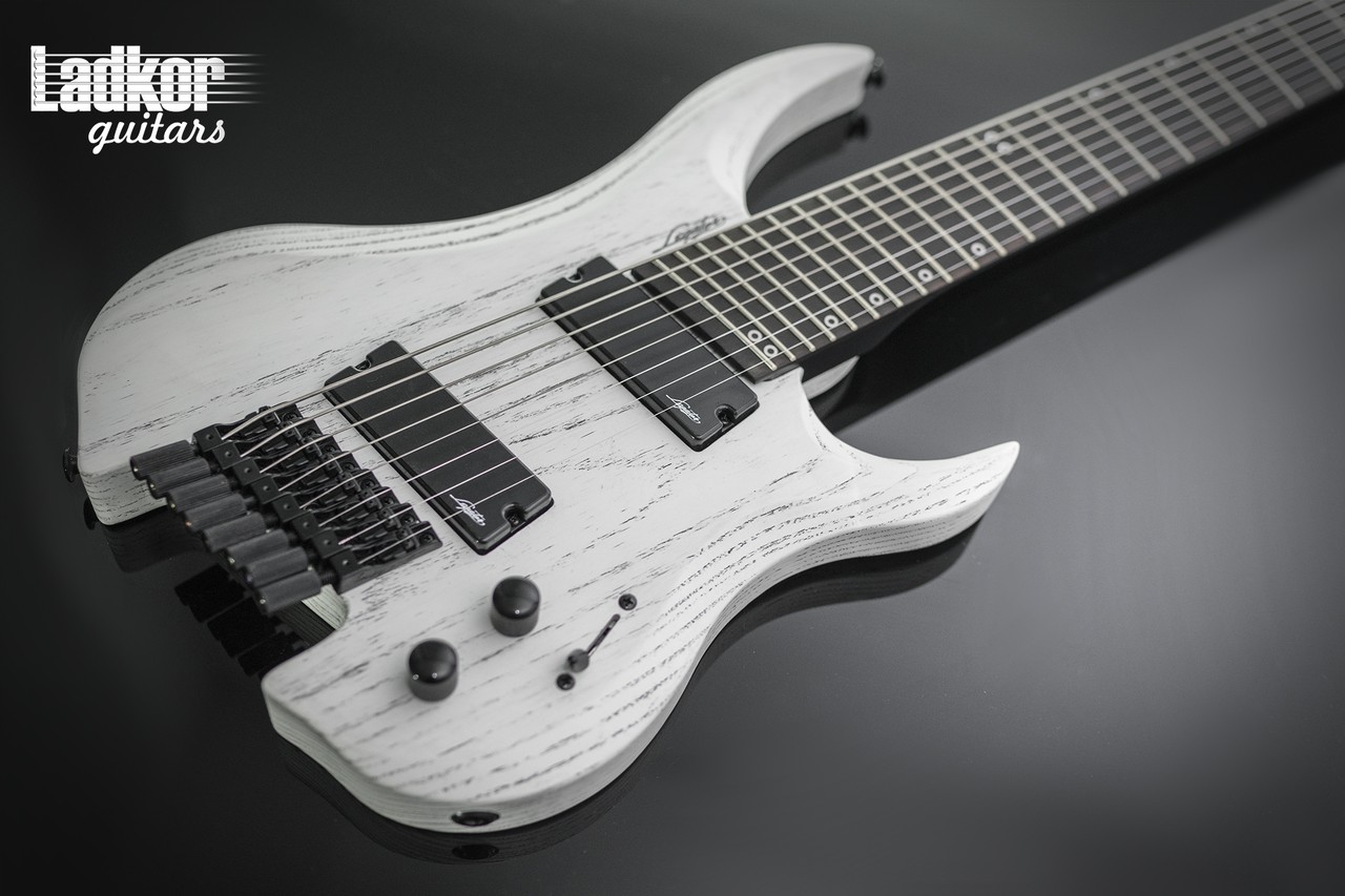 Legator GF8P Ghost Headless Fanned Fret Multi Scale 8 String White Ash