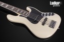 2014 Fender American Deluxe Jazz Bass V Olympic White