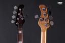 Mayones Jabba Custom 5 Custom Brown with Black Burst 5 String Bass