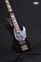 Mayones Jabba Custom 5 Custom Brown with Black Burst 5 String Bass