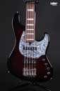 Mayones Jabba Custom 5 Custom Brown with Black Burst 5 String Bass