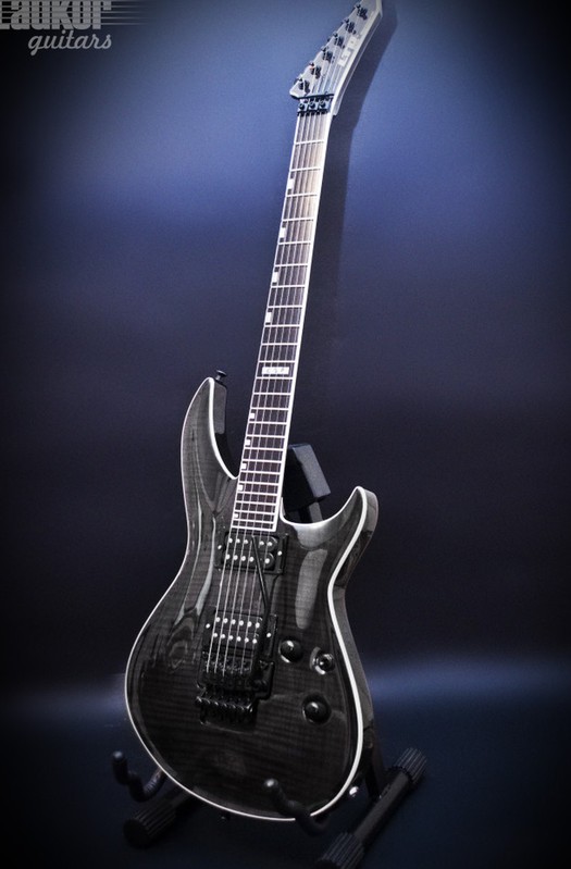 ESP LTD Elite Horizon-III FR Flame Maple Top See-Thru Black