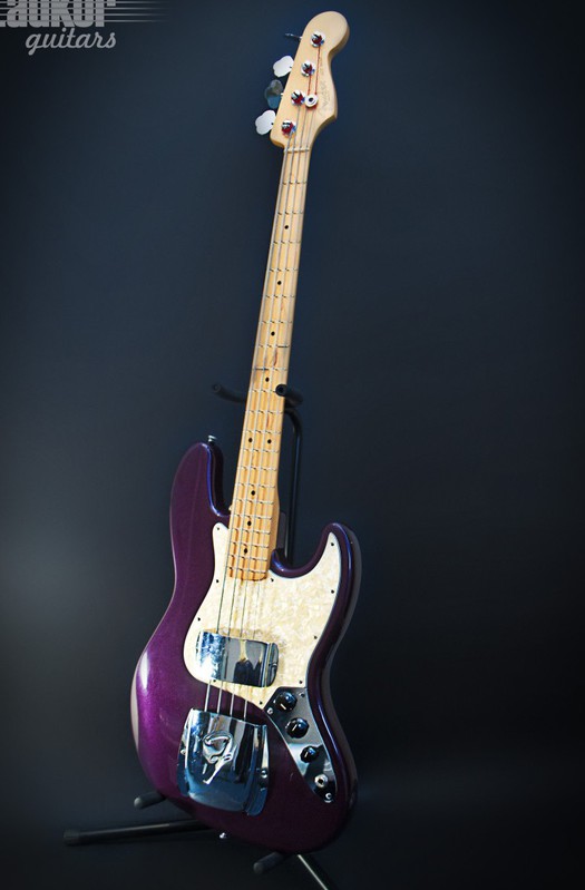 1998 Fender American Standard Jazz Bass Midnight Wine
