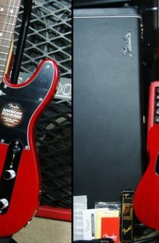 Fender American Standard Ash Telecaster Crimson Red Transparent NEW