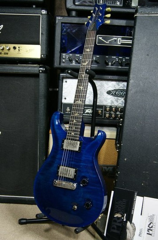 2003 PRS McCarty Royal Blue Birds in Flight