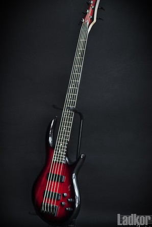 Carvin Icon 5 Red Flame Burst 5-String Bass USA Custom Shop