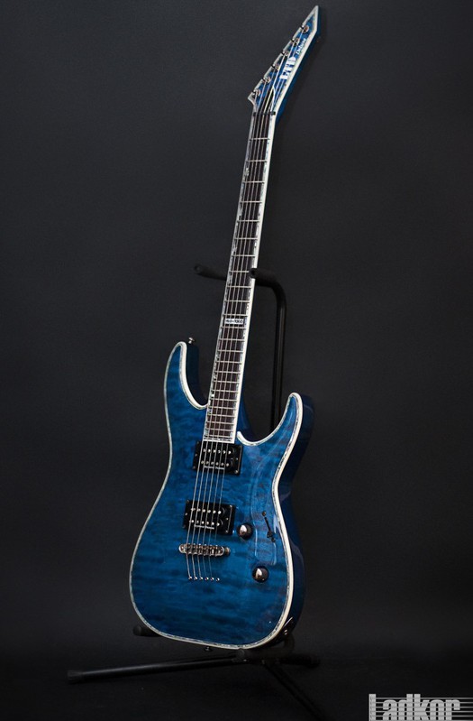 ESP LTD Deluxe MH-1000 NT See Thru Blue STB