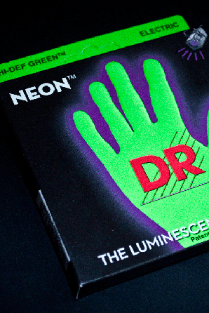 DR NGE-11 Neon Green 11-50 Strings