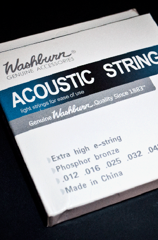 Washburn 12-53 Acoustic Strings With Extra E-String 
