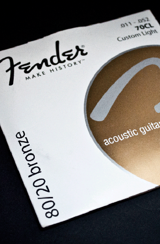 Fender 11-52 Acoustic Strings 70CL Custom Light 80/20 Bronze