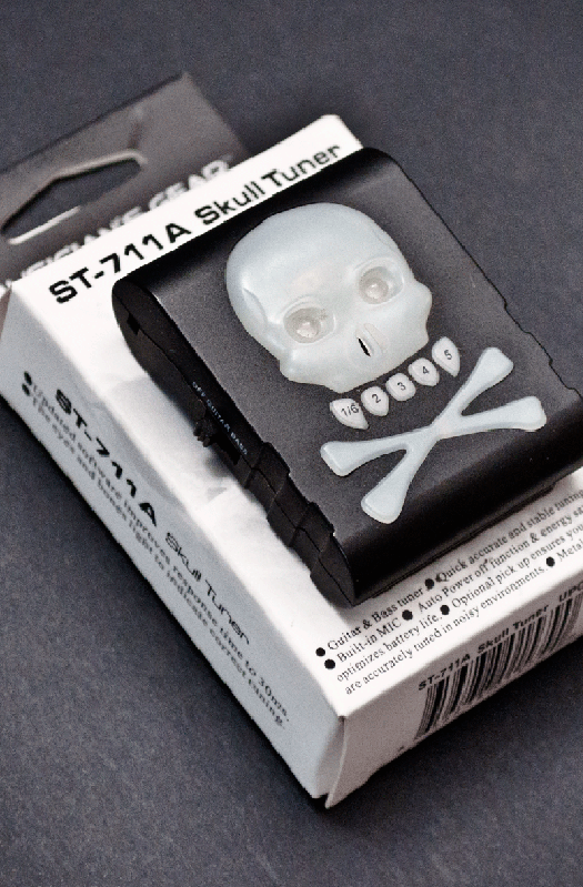 Skull Guitar And Bass Tuner ST-711A