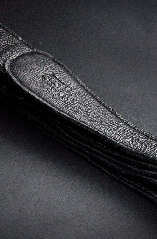 Levy's Deluxe Leather Strap Black