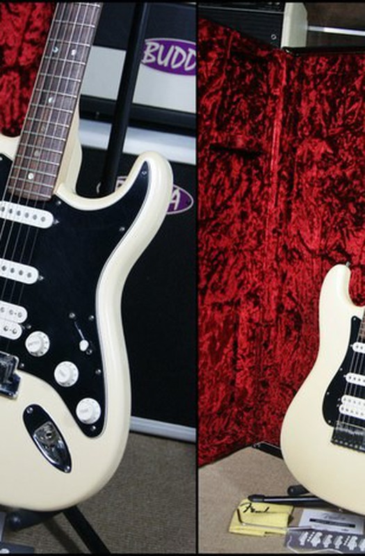 Fender American Deluxe HSS Stratocaster S-1 Pearl White Metallic