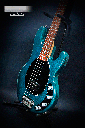 2000 Ernie Ball Musicman Stingray Translucent Teal Bass