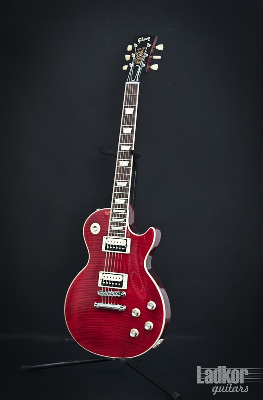 2013 Gibson Slash Signature Les Paul Standard Rosso Corsa Limited Edition Flame Top