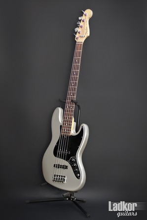 2003 Fender American Standard Jazz Bass V 5-String Silver