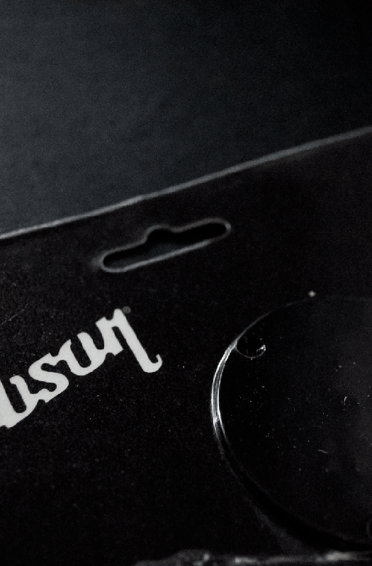 Gibson Back Switch Plate Black Les Paul PRDK-030 NEW