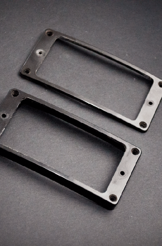 Pickup Ring Set Pair Gibson Les Paul SG Black