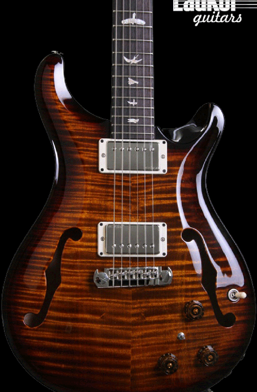 PRS Hollowbody II 10 Top Black Gold Burst NEW