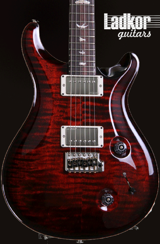 PRS Custom 22 10 Top Pattern Thin Tremolo Fire Red Burst NEW