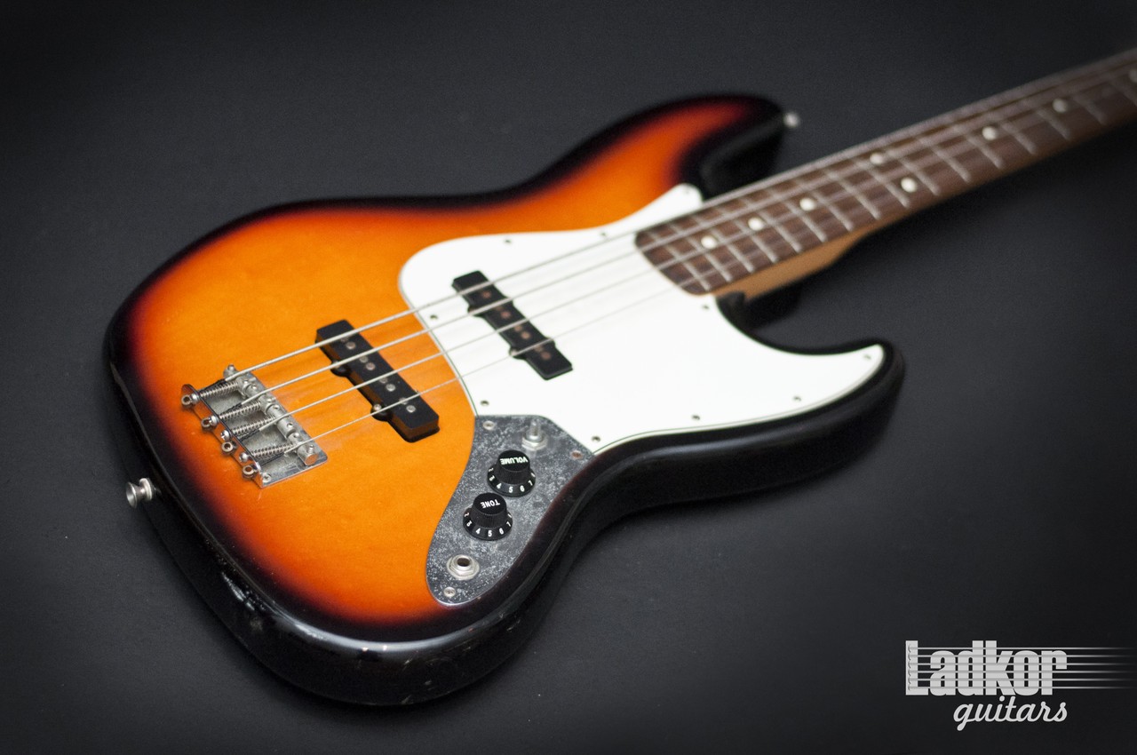 1997 Fender Jazz Bass MIM Mexico Tobacco Sunburst