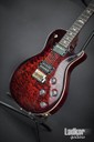 2013 PRS Mark Tremonti USA Artist Quilt Fire Red Burst Brazilian Wide Thin Neck