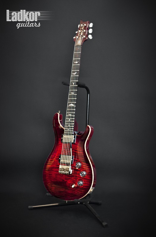 2013 PRS Wood Library Brazilian DGT David Grissom Signature Fire Red