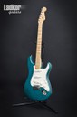 1998 Fender American Deluxe Stratocaster Teal Transparent