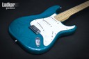 1998 Fender American Deluxe Stratocaster Teal Transparent