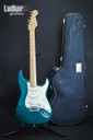 1998 Fender American Deluxe Stratocaster Teal Transparent