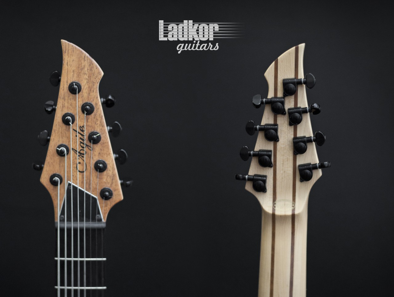 八分儀　H.G. Blair & Co. Cardiff & Barry Agile Intrepid 828 Baritone Natural Satin Pro 8 String Guitar