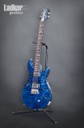 2000 PRS Custom 22 Trem Whale Blue Quilt Top