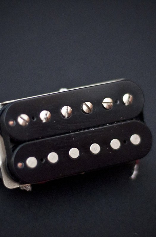 JWP Jim Wagner Boutique Bridge Uncovered Black Humbucker Pickup