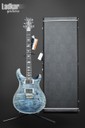 2016 PRS Custom 24 10 Top Satin Faded Whale Blue Rosewood Neck Ebony Fretboard NEW