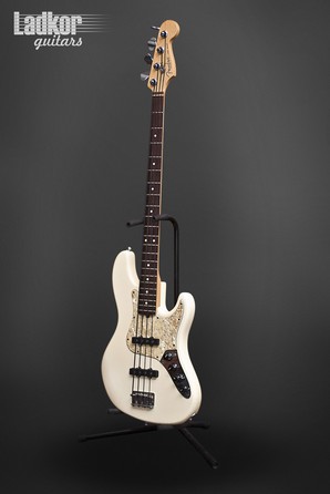 1996 Fender American Deluxe Jazz Bass 50th Anniversary Olympic White