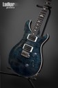 2016 PRS Custom 24 10 Top Matched Flame Maple Neck Whale Blue Slate Custom Color NEW