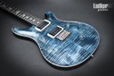 2016 PRS Custom 24 10 Top Matched Flame Maple Neck Whale Blue Slate Custom Color NEW