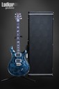 2016 PRS Custom 24 10 Top Matched Flame Maple Neck Whale Blue Slate Custom Color NEW