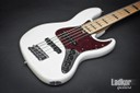 2015 Fender American Deluxe Jazz Bass V White Blonde 5 String