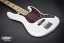 2015 Fender American Deluxe Jazz Bass V White Blonde 5 String