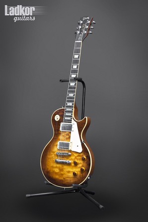 1980 Gibson Les Paul Heritage Series Standard 80 Elite Tobacco Burst Pre Historic 1959 Reissue R9 59 Quilt Top