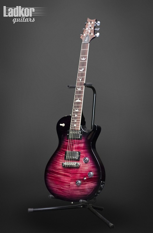 2015 PRS P245 Singlecut Piezo 10 Top Violet Smoke Burst Custom Color NEW