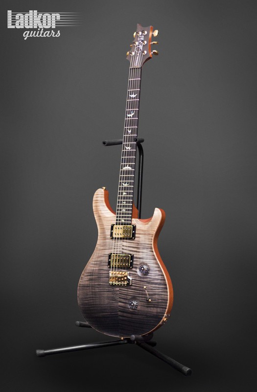 2015 PRS Wood Library Custom 24 Gray Black Satin Fade