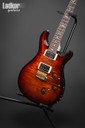 2017 PRS Custom 24 Piezo P24 10 Top Black Gold Cherry Wrap Burst Wood Library NEW