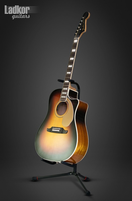 Fender Kingman Elvis Presley ASCE Drednought Acoustic Electric 3 Tone Sunburst NEW