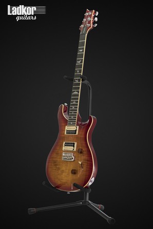 2017 PRS SE Custom 24 Cherry Sunburst Limited Edition Ebony FB with Binding NEW
